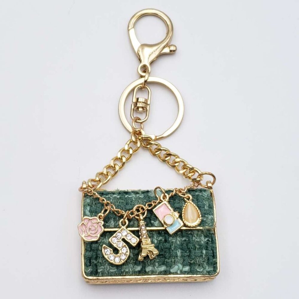 Louis Vuitton Gold Padlock 🔑 Authentic LV Unbranded Tweed Bag Keychain Charm - Picture 8 of 10